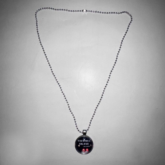 Ruby Slippers, Inspirational Necklace - Picture 3 of 5